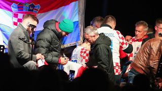 Veličanstveni doček brončanog Joška Gvardiola @ Novigrad Veličanstveni doček brončanog Joška Gvardiola @ Novigrad