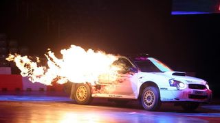 Zagreb – U Areni odrzan veliki automobilisticki spektakl Top Gear Live, koji se temelji na kultnoj BBC-jevoj seriji voditelja Jeremyja Clarksona. Jeremy Clarkson, Richard Hammond, James May. Photo: Goran Jakus/PIXSELL