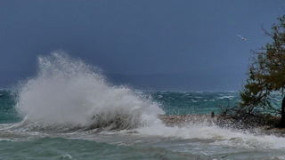 Olujno jugo u Zadru, nedjelja 6. prosinca 2020. godine