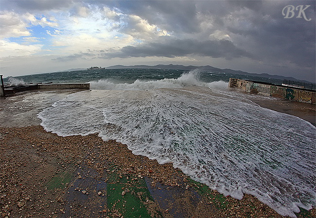 Jugo u Zadru 29. ozujka 2009. (Foto: Boris Kacan)