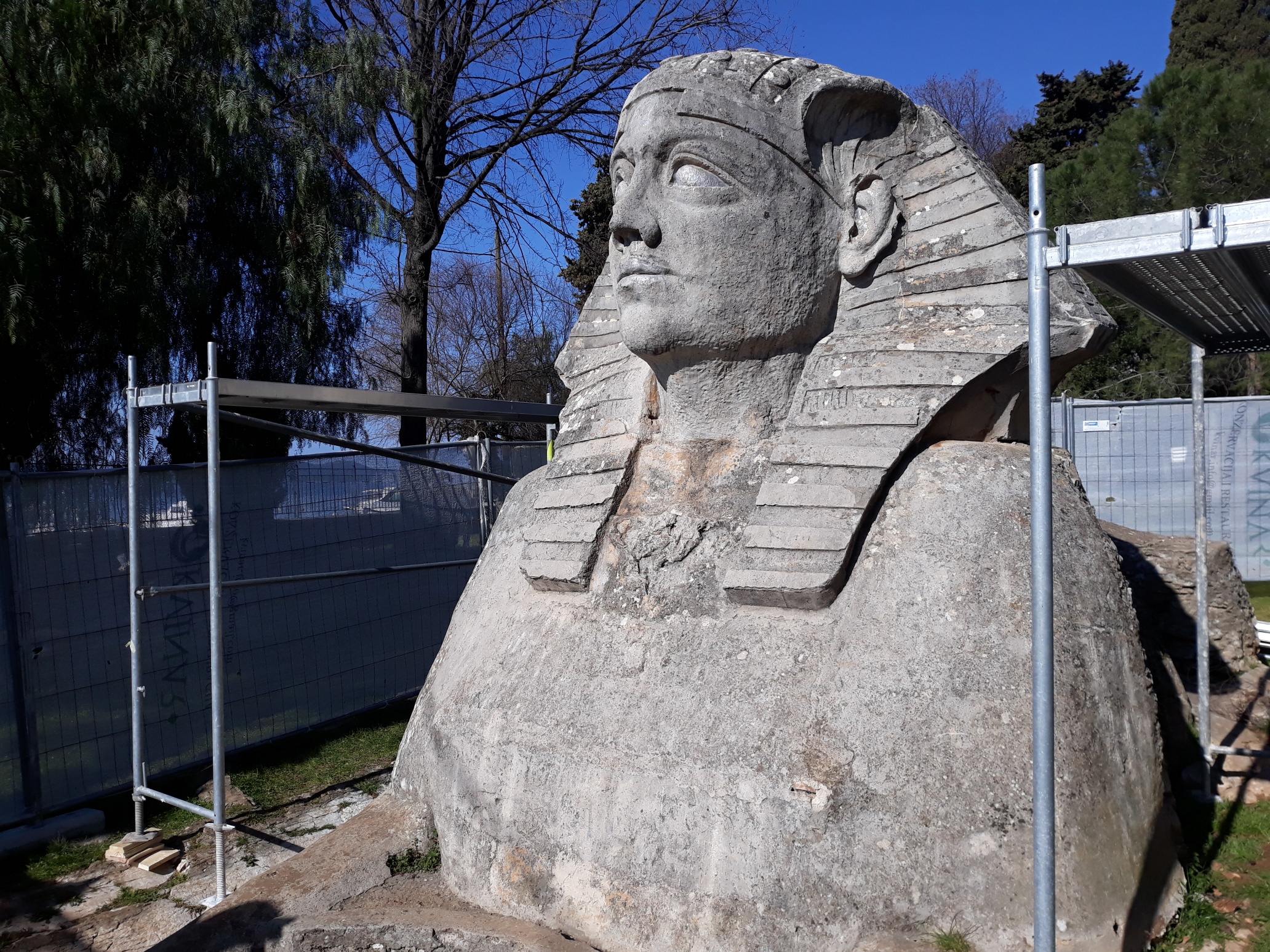 Krenuli konzervatorski radovi na uređenju sfinge, gotovi do kraja travnja