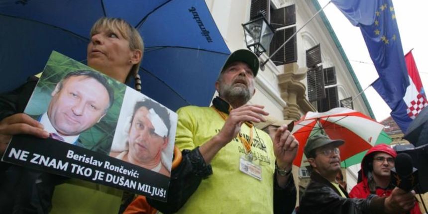 Novinari – prosvjed Zagreb (Foto: 24sata.hr)