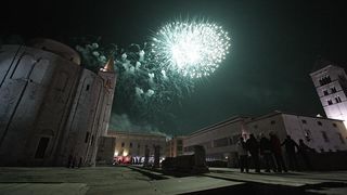 Novogodišnji vatromet u Zadru 2009. (foto: Marin Gospić)