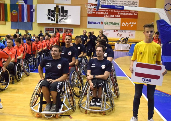 Hrvatska košarkaška reprezentacija u kolicima nastupila na EP divizije B u Sarajevu Hrvatska košarkaška reprezentacija u kolicima nastupila na EP divizije B u Sarajevu