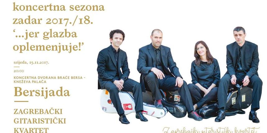 Zagrebački gitaristički kvartet izvodi djela Blagoja Berse i suvremenika