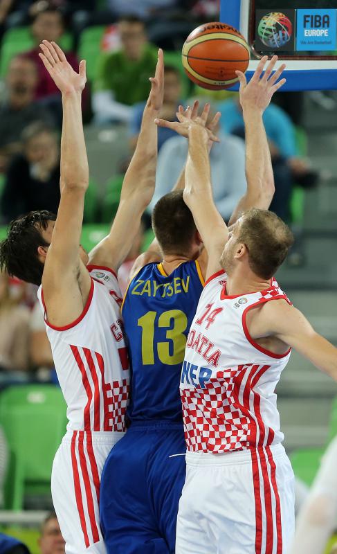 Arena Stozice, Ljubljana, Slovenija – Europsko prvenstvo u kosarci Eurobasket Slovenija 2013., cetvrtfinale, Hrvatska – Ukrajina. Krunoslav Simon. Photo: Igor Kralj/PIXSELL Arena Stozice, Ljubljana, Slovenija – Europsko prvenstvo u kosarci Eurobasket Slovenija 2013., cetvrtfinale, Hrvatska – Ukrajina. Krunoslav Simon. Photo: Igor Kralj/PIXSELL