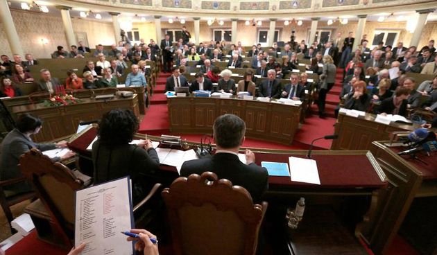 Zagreb – Na 10. sjednici Gradske skupstine grada Zagreba raspravljano je o proracunu za 2014. godinu. Photo: Patrik Macek/PIXSELL