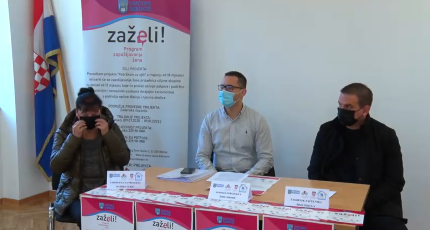 Kroz projekt “Zaželi” na prostoru Općine Bibinje zaposleno pet žena