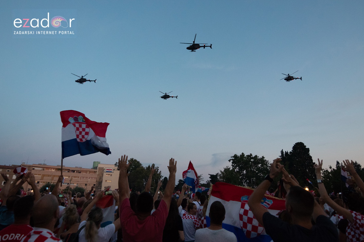 Veličanstven doček četvorice zadarskih Vatrenih