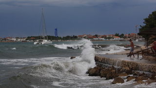 Tramontana u Zadru 26. kolovoza 2012.