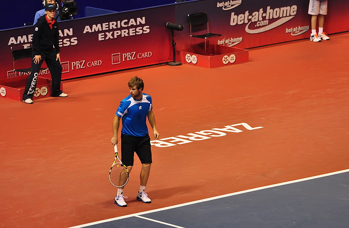 ATP Zagreb: Karlović – Kavčić 2-0, Foto: Andro Marčev ATP Zagreb: Karlović – Kavčić 2-0, Foto: Andro Marčev