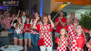 Zadar je gorio: Velika fešta nakon plasmana Vatrenih u finale Svjetskog prvenstva