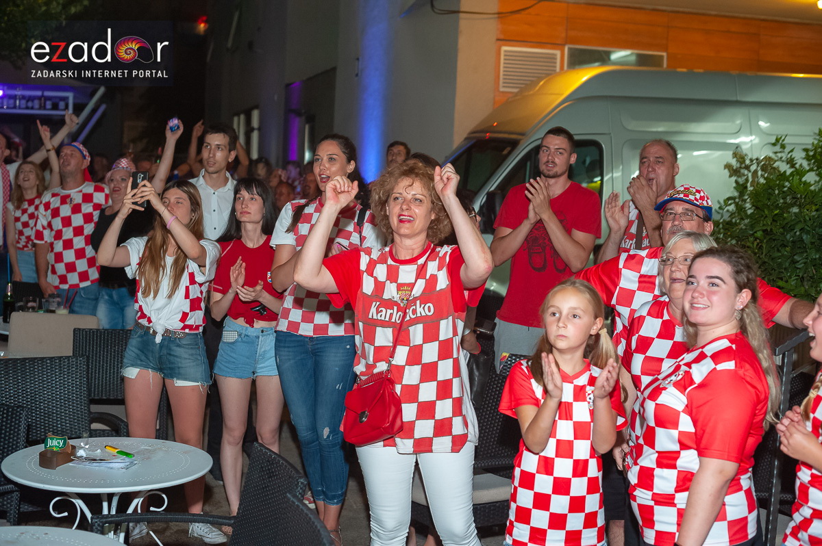 Zadar je gorio: Velika fešta nakon plasmana Vatrenih u finale Svjetskog prvenstva