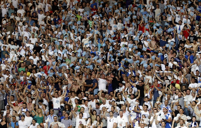 Zadar, 080610.
Dvorana Kresimir Cosic.
Cetvrta finalna kosarkaska utkmica izmedju Zadra i Cibone.
Na fotografiji: navijaci.
Foto: Jure Miskovic / CROPIX Zadar, 080610.
Dvorana Kresimir Cosic.
Cetvrta finalna kosarkaska utkmica izmedju Zadra i Cibone.
Na fotografiji: navijaci.
Foto: Jure Miskovic / CROPIX