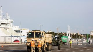 U Gaženicu dopremljena vojna oprema i sredstva za vježbu Immediate Response 21 U Gaženicu dopremljena vojna oprema i sredstva za vježbu Immediate Response 21