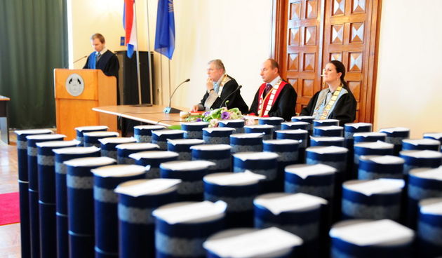 Svecana dvorana Sveucilista u Zadru: Promocija diplomiranih studenata 3. srpnja, Foto: Ivan Dilber