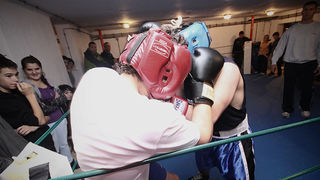 Javni sparing u boksačkom klubu Zlatna rukavica (foto:Saša Čuka)