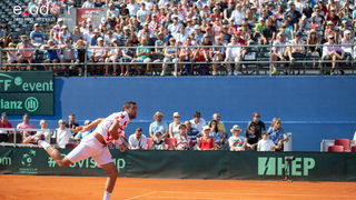 Davis Cup: Vruća navijačka atmosfera u meču Ćilića i Querreya