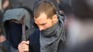 Jamie Dornan na setu snimanja filma Robin Hood Origins