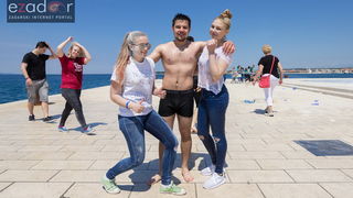 Ludijada zadarskih maturanata na Pozdravu suncu i Morskim orguljama