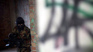 Paintball u Gaženici, 22. siječnja 2012. (foto:Saša Čuka)