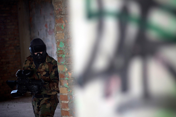 Paintball u Gaženici, 22. siječnja 2012. (foto:Saša Čuka)