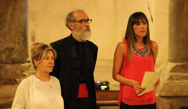 Gordana i Zorislav Šojat i Marina Brkić na otvorenju multimedijalne izložbe “Starohrvatska baština u novome svjetlu”, Foto: AMZ