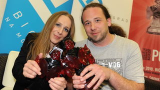 Biograd na moru, 150510
Cetvrta i posljednja vecer Porina u Biogradu na moru. 
Na slici: Clanovi grupe Nola
Foto: Andrija Lucic / CROPIX