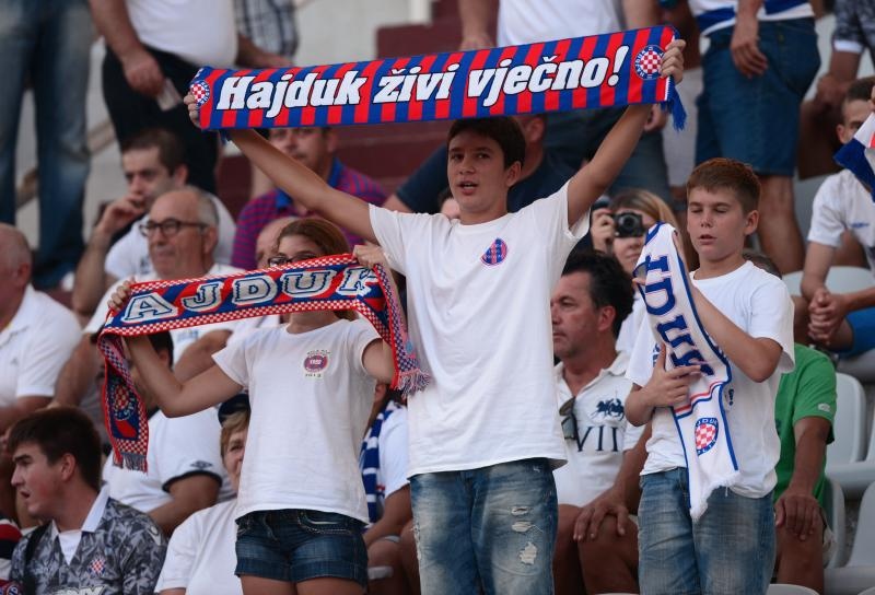 Stadion Poljud, Split – Uzvratna utakmica doigravanja za Europsku ligu, HNK Hajduk – FC Slovan Liberec 0-1. Photo: PIXSELL