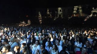Koncert Olivera Dragojevića i Zlatana Stipišića u pulskoj Areni. Kao gosti nastupili su 2CELLOS. Photo: Duško Marušić/PIXSELL