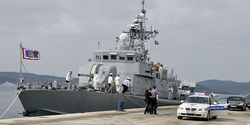 Središnja svečanost s postrojavanjem postrojbi HRM, Istarska obala