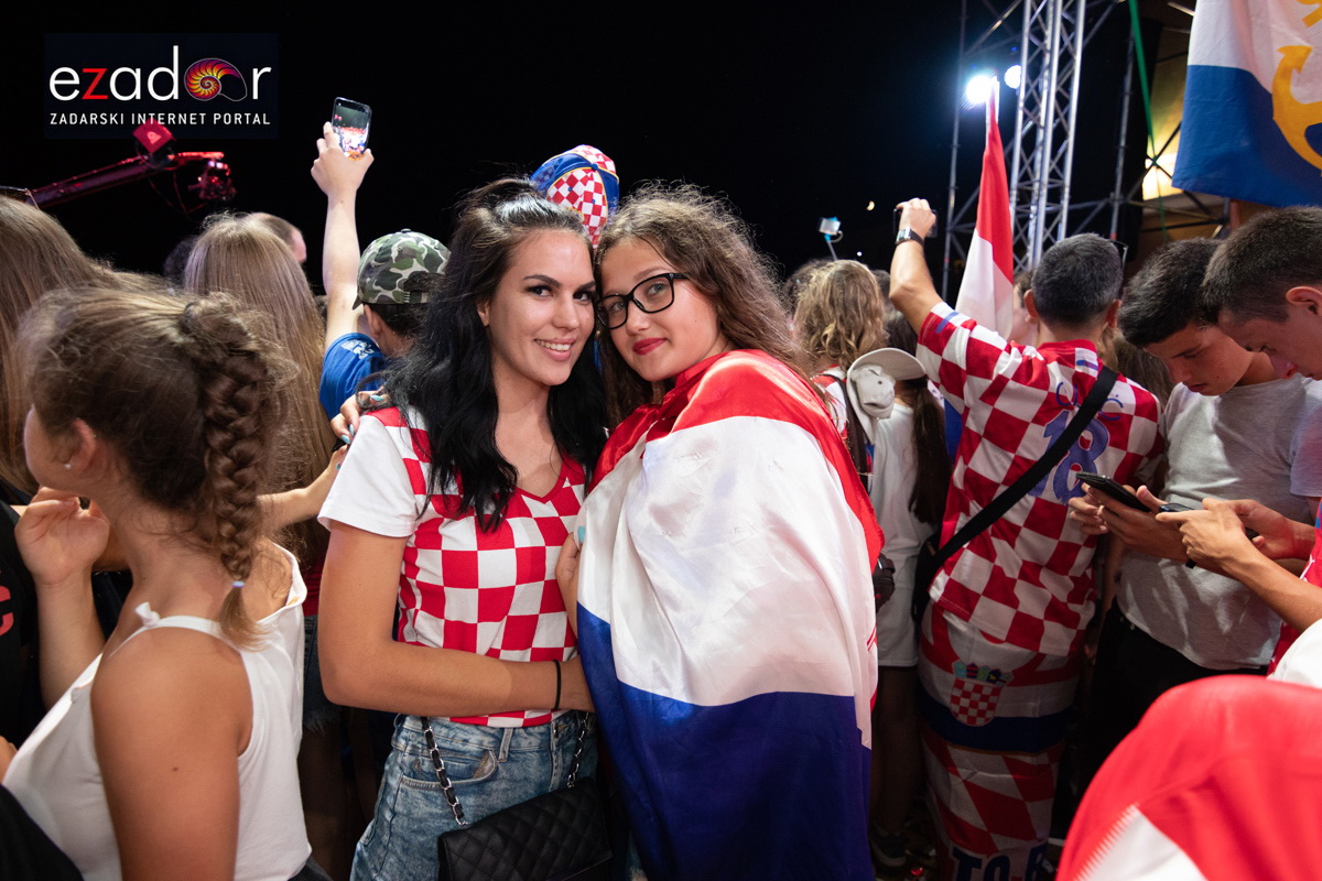 Veličanstven doček četvorice zadarskih Vatrenih