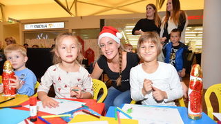 Sveti Nikola u Supernova centru 6. prosinca 2016.  Foto: Iva Perinčić