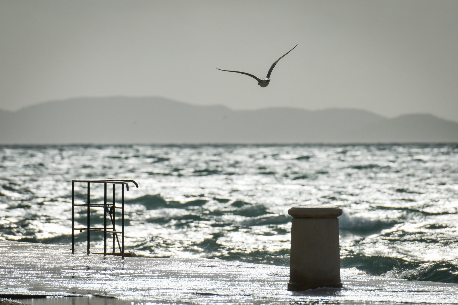 Olujno jugo u Zadru, 5. prosinca 2020.