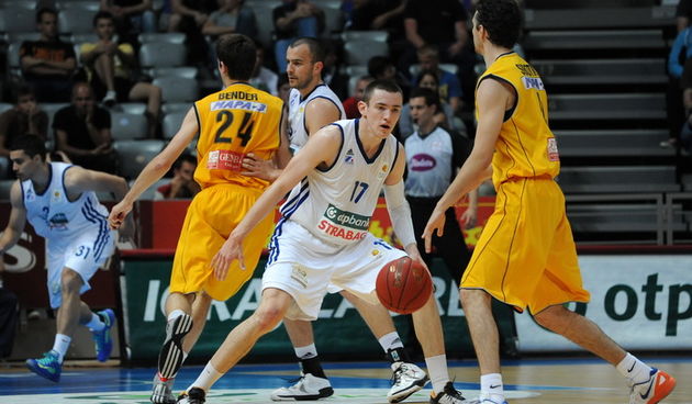 Zadar, 040513.
Dvorana Kresimira Cosica. 
Kosarkaska utakmica 11. kola kosarkaske A1 lige za prvaka.
Susret KK Zadar i KK Split.
Na fotografiji: Ramljak (17).
Foto: Luka Gerlanc / CROPIX