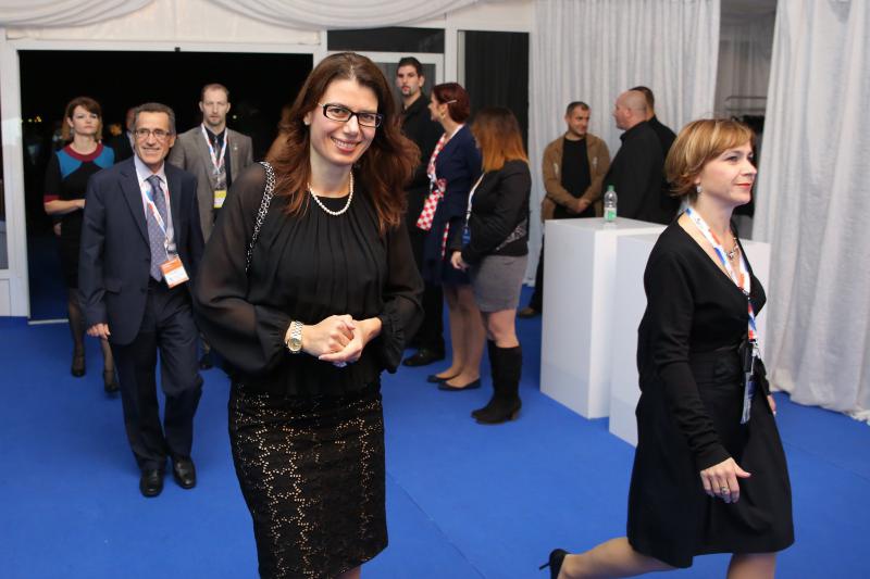 25.10.2013., Zadar – U Falkensteiner hotelu u Punta Skali dodjeljene su nagrade “Covjek – kljuc uspjeha u turizmu”. Svecanosti su prisustvovali premijer Zoran Milanovic te ministri Darko Lorencin i Gordan Maras te brojni drugi uvazeni gosti. Photo: Fili