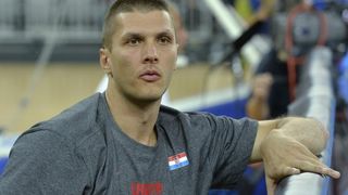 Arena Zagreb, Zagreb – Pripremni turnir za EuroBasket 2015., Hrvatska – Estonija. Photo: Igor Kralj i Marko Lukunic/PIXSELL Arena Zagreb, Zagreb – Pripremni turnir za EuroBasket 2015., Hrvatska – Estonija. Photo: Igor Kralj i Marko Lukunic/PIXSELL
