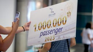 Milijunti putnik sletio u Zračnu luku Zadar