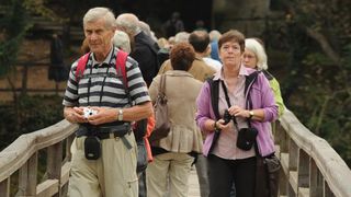 Jesenske boje i ljepote Nacionalnog parka Slapovi Krke oduševljavaju i dalje mnogobrojne turiste iz cijeloga svijeta. Photo: Hrvoje Jelavic/PIXSELL Jesenske boje i ljepote Nacionalnog parka Slapovi Krke oduševljavaju i dalje mnogobrojne turiste iz cijeloga svijeta. Photo: Hrvoje Jelavic/PIXSELL