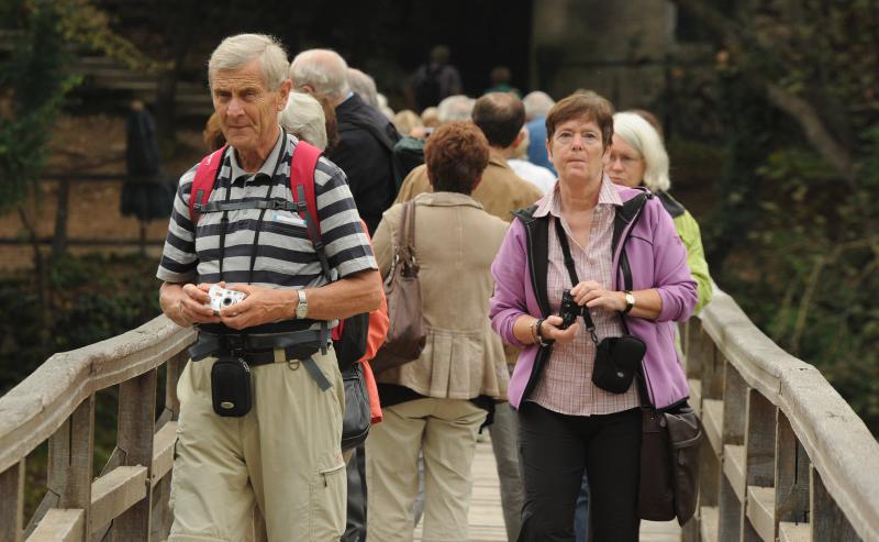 Jesenske boje i ljepote Nacionalnog parka Slapovi Krke oduševljavaju i dalje mnogobrojne turiste iz cijeloga svijeta. Photo: Hrvoje Jelavic/PIXSELL Jesenske boje i ljepote Nacionalnog parka Slapovi Krke oduševljavaju i dalje mnogobrojne turiste iz cijeloga svijeta. Photo: Hrvoje Jelavic/PIXSELL