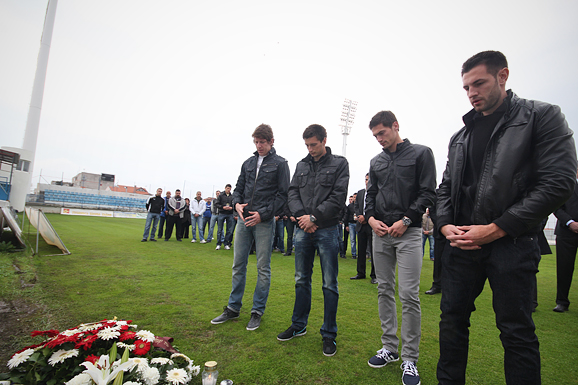 Obilježavanje 4. godišnjice smrti Hrvoja Ćustića (foto:Saša Čuka)