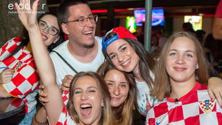 Zadar je gorio: Velika fešta nakon plasmana Vatrenih u finale Svjetskog prvenstva