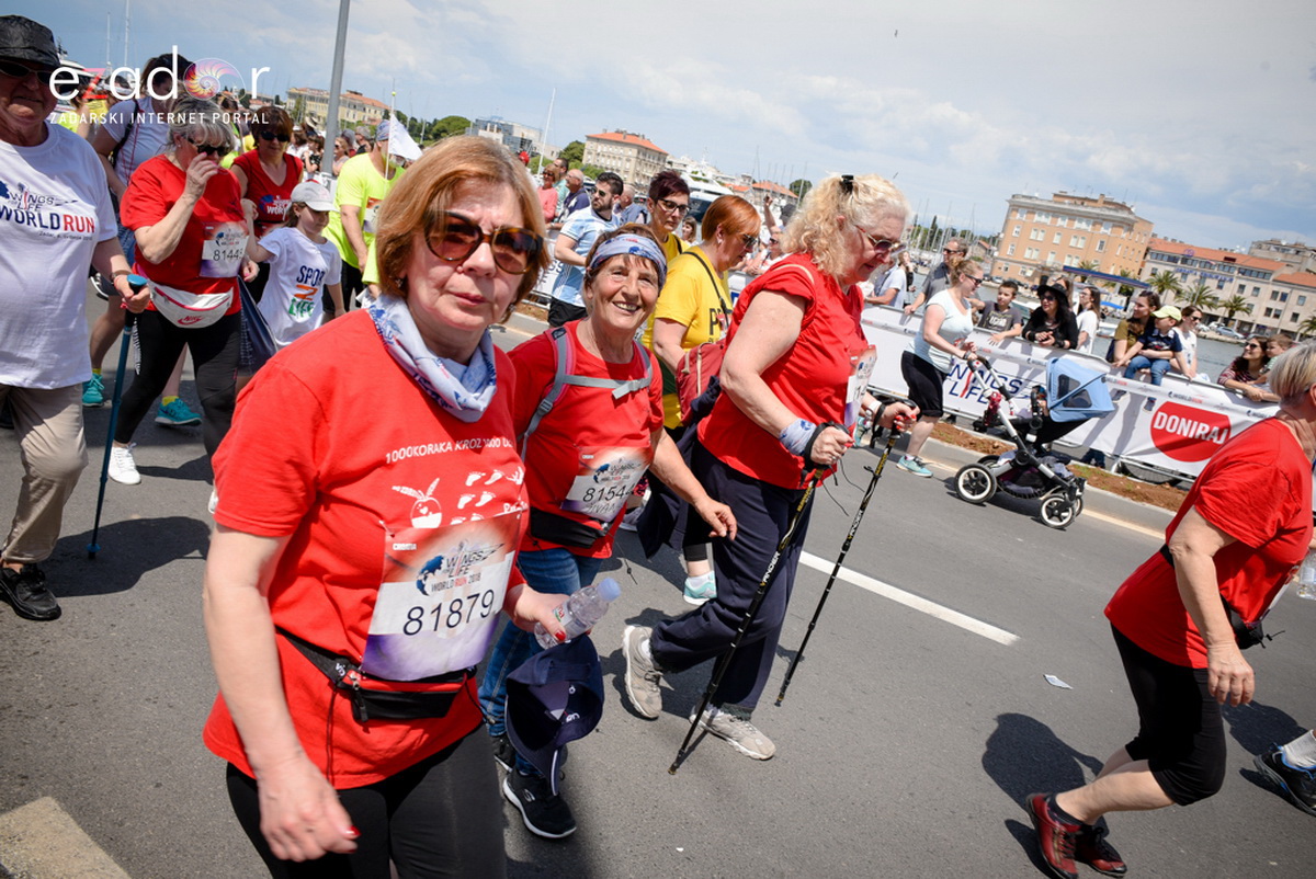 Start utrke Wings for Life World Run Zadar 2018.