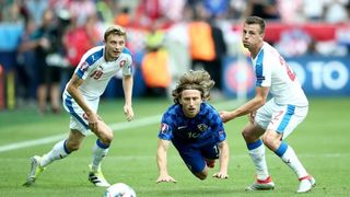 Stadion Geoffroy-Guichard, Saint-Etienne, UEFA EURO 2016., 2. kolo, skupina D, Česka – Hrvatska. Photo: PIXSELL Stadion Geoffroy-Guichard, Saint-Etienne, UEFA EURO 2016., 2. kolo, skupina D, Česka – Hrvatska. Photo: PIXSELL