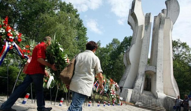 22.06.2012., Sisak – Svecanost obiljezavanja Dana antifasisticke borbe i 67. obljetnice pobjede nad fasizmom u sumi Brezovica. Photo: Goran Jakus/PIXSELL