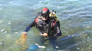 Velika akcija čišćenja podmorja u Bibinjama, foto: L.Banić