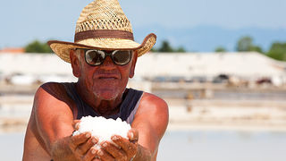 Solana Nin, berba soli, foto: Leo Banić