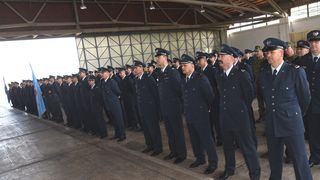 Primopredaja dužnosti zapovjednika 93. zrakoplovne baze HRZ i PZO