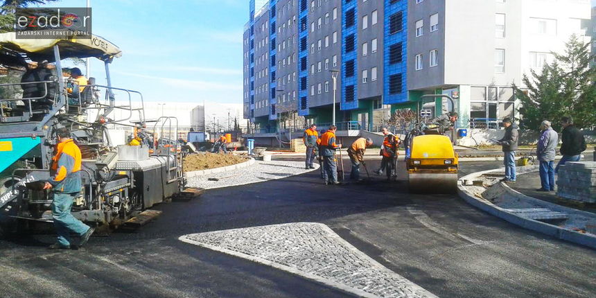 Asfaltiranje rotora kod Čistoće Asfaltiranje rotora kod Čistoće