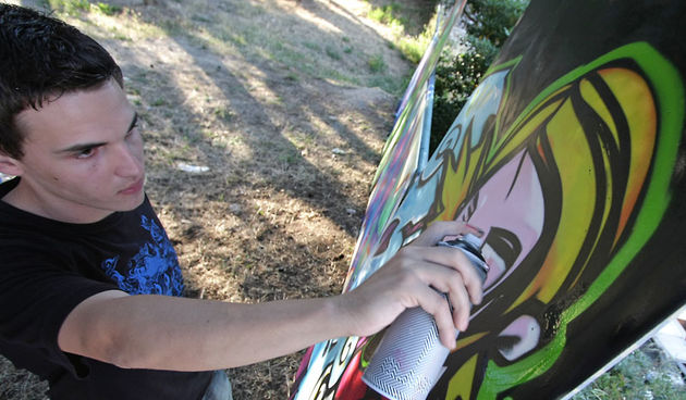 Grafiti, Hip hop & Break battles – Kapetanski park (foto: Marin Gospić)